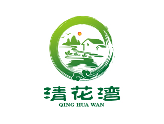孫金澤的清花灣種植產(chǎn)業(yè)基地logo設計logo設計