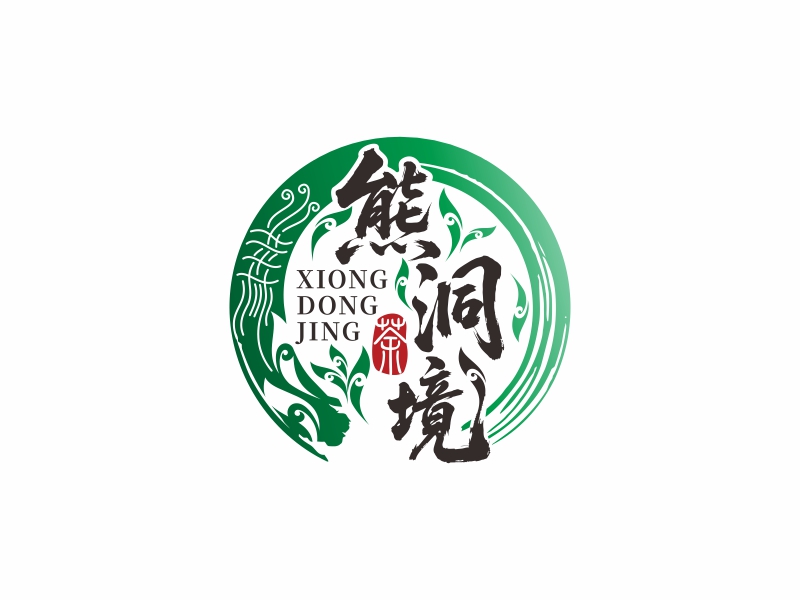 熊洞境logo設(shè)計(jì)