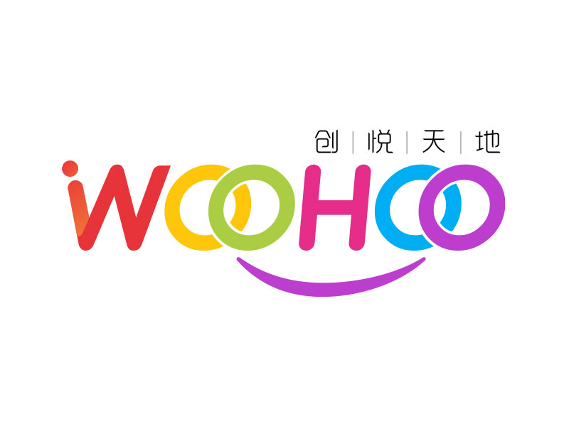 中文名：創(chuàng)悅天地    ；  英文名：WOOHOOlogo設(shè)計